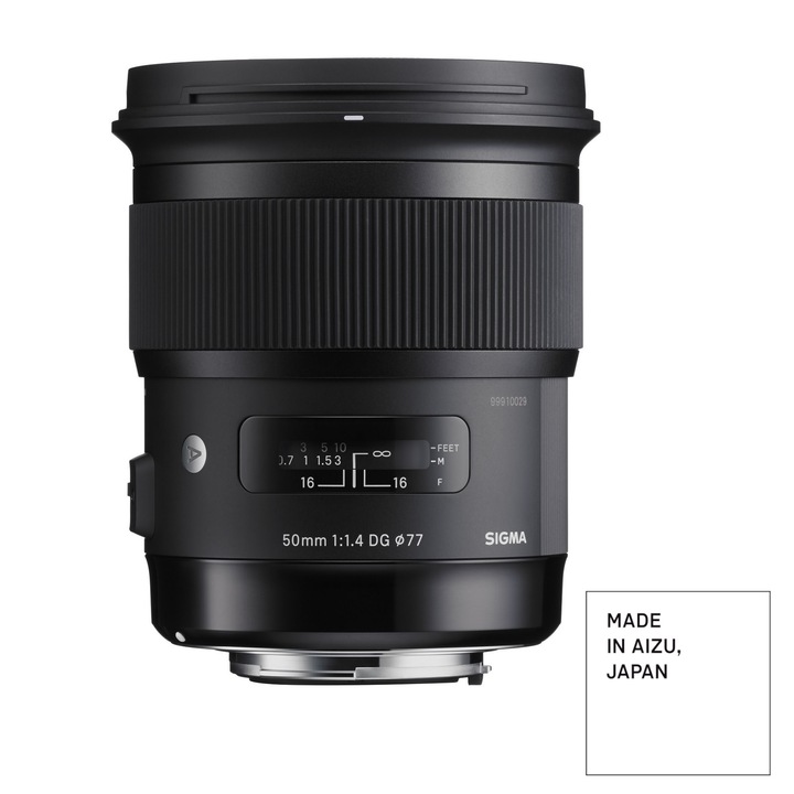 Obiectiv foto Sigma 50mm F1.4 DG HSM montura DSLR Nikon F