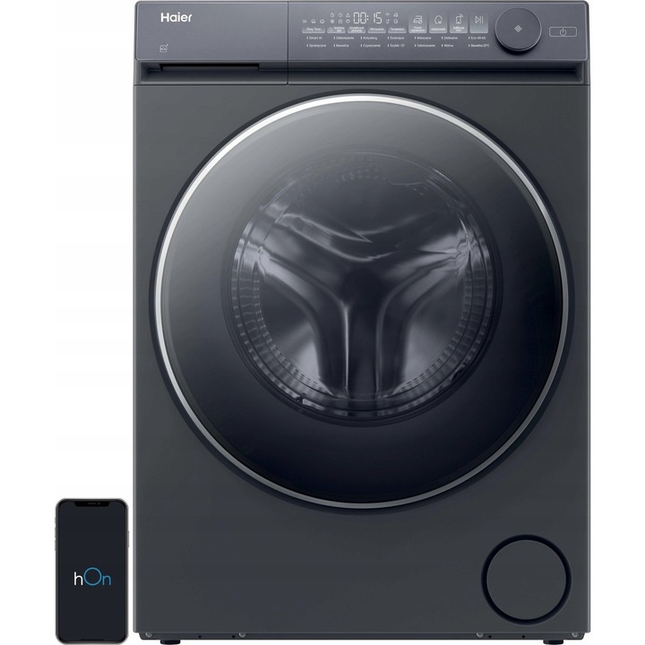 Пералня HAIER X7 HW90-BD14MEPGU1, 9кг, 1400 об/мин, антрацит, 59.5x54.4x85 см