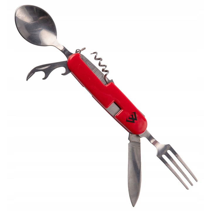 Unealta multifunctionala 5 in 1 Mikado, pentru camping, 9cm, 80g