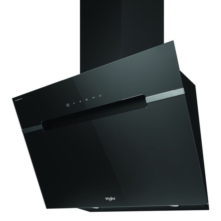 Аспиратор Whirlpool WHVS 91F LT DP K, черен, 89.8x36.8см, 3 скорости + boost, 570м3/ч