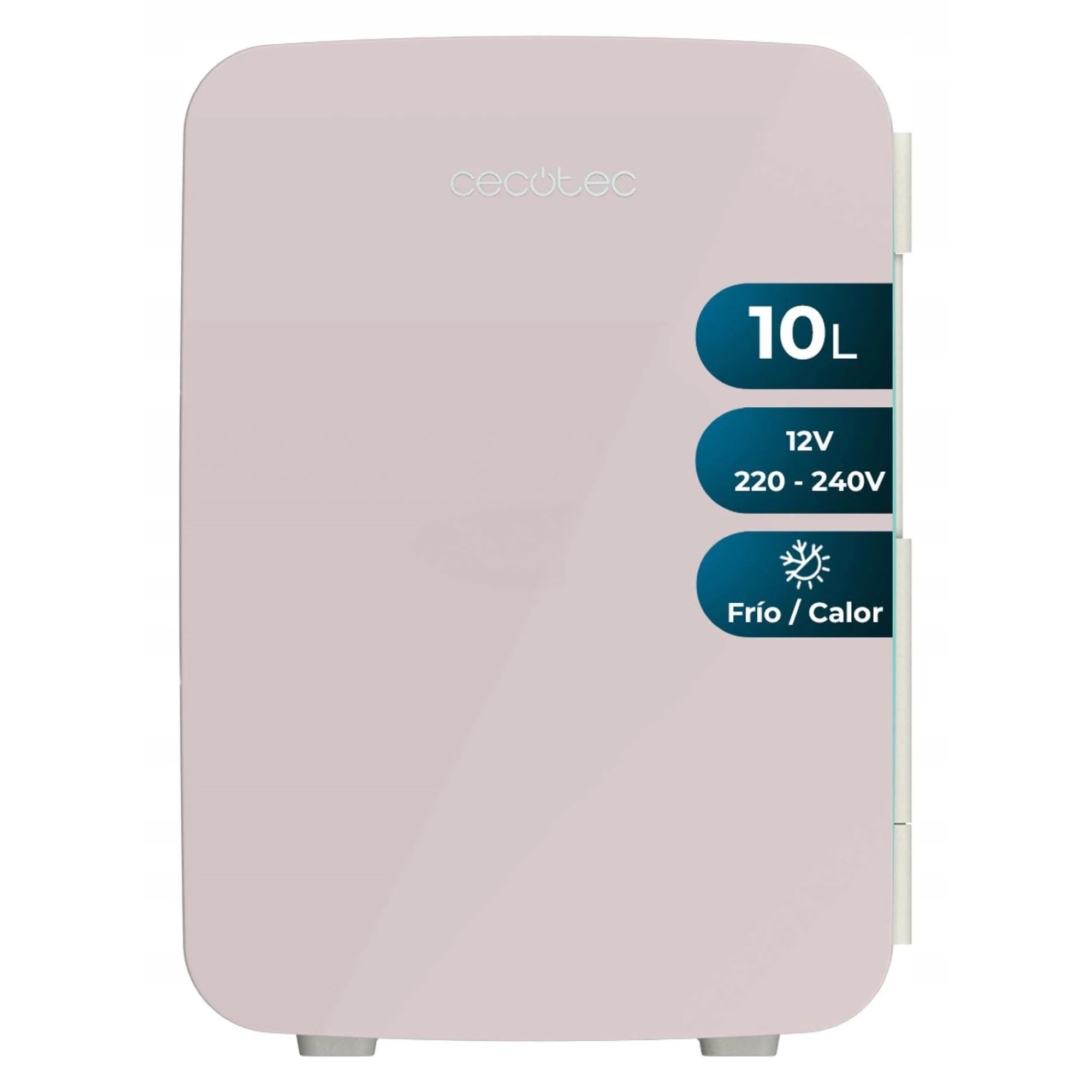 Frigider electric Cecotec Bolero MiniCooling Bahamas 00135, 10l, roz, 7-65°C, 12V/220V, compact