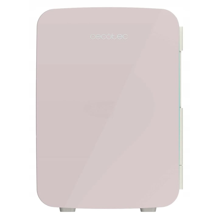 Електрически хладилник Cecotec Bolero MiniCooling Bahamas 00135, 10л, розов, 7-65°C, 12V/220V