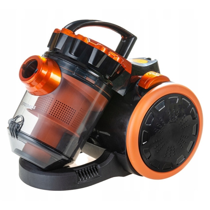 Aspirator ciclonic PRIME3 SVC32, 700 W, HEPA, portocaliu/negru, 1.8 l, 33x23x26 cm