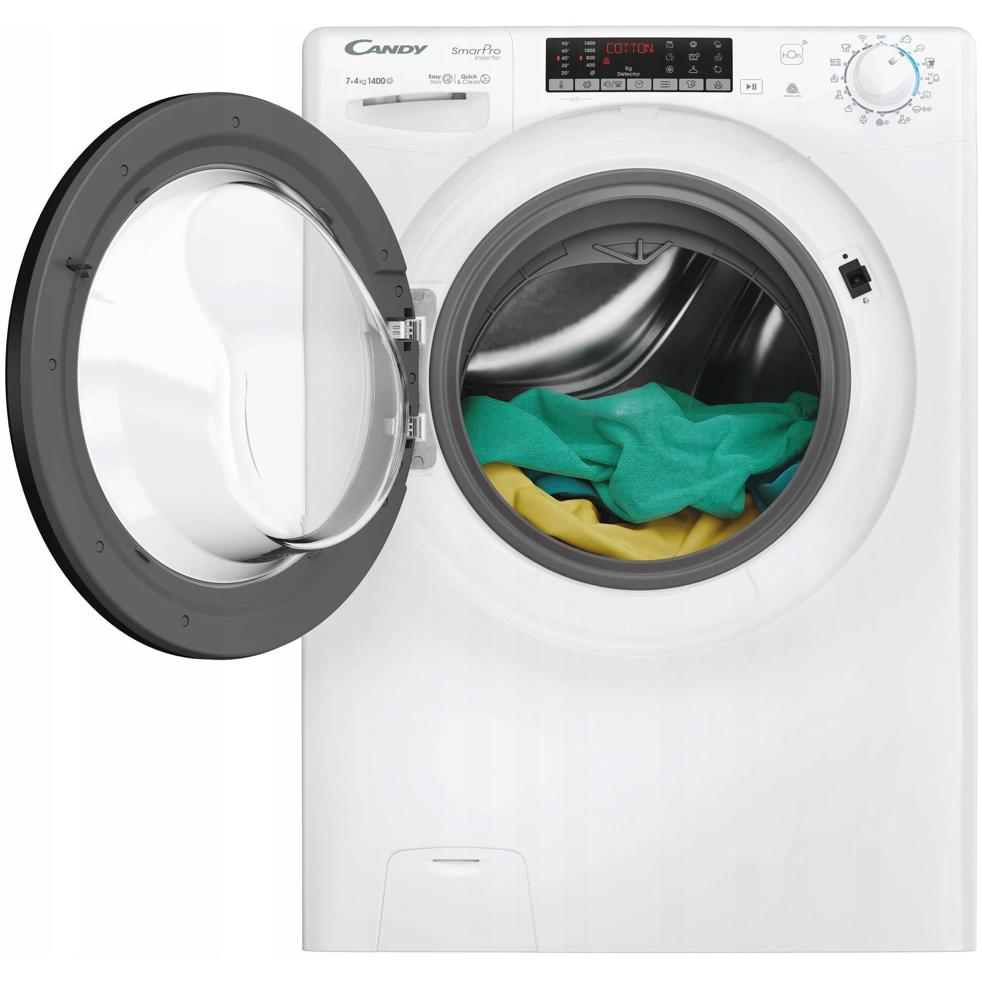 Masina de spalat rufe si uscat CANDY CSOW 4746TWMB5-S, 7kg spalare, 4kg uscare, alb, 45x60x85cm