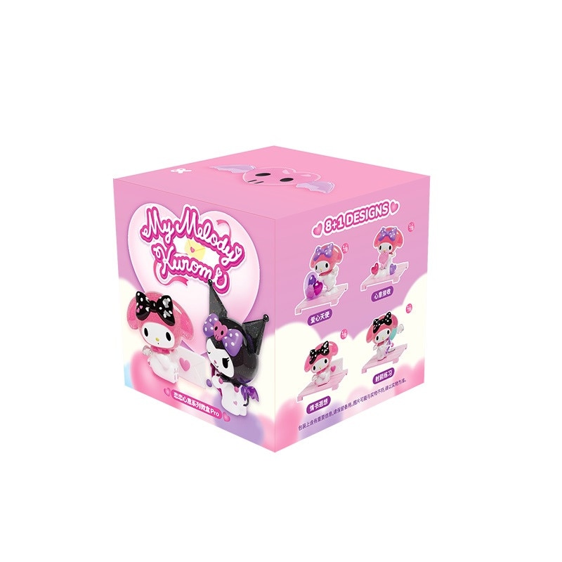Figurina surpriza Hello Kitty - Kuromi & My Melody Love Story
