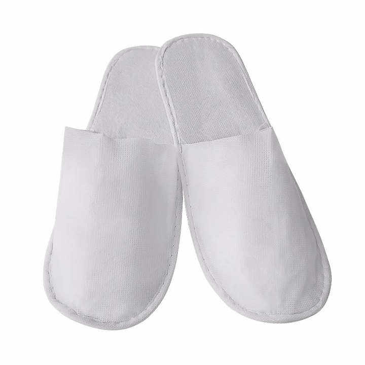 Papuci hotelieri unica folosinta, talpa 2mm material netesut 10 perechi