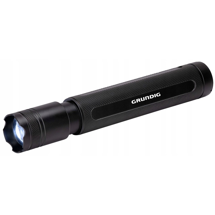 LED фенер Grundig G3567, 1200 лумена, 200м, черен, 42.5x245мм