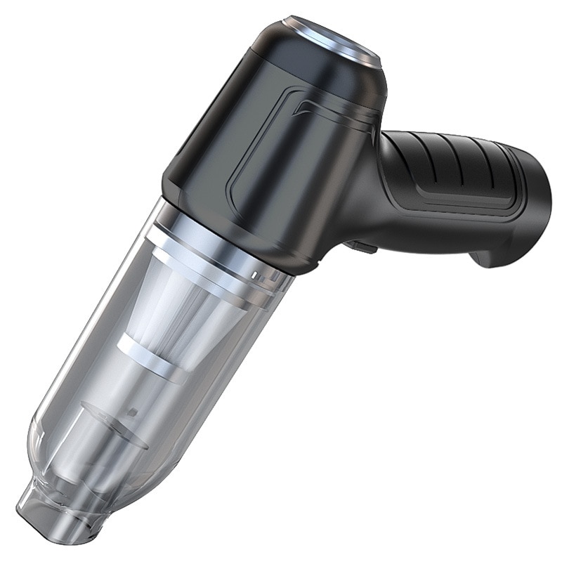 Aspirator portabil 3-in-1, putere de aspirare 12000Pa, Negru, 21, 3x16, 3x6, 7cm, 5 accesorii
