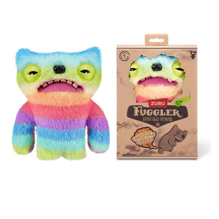 Jucarie de plus Fuggler, Fart Face, 22 cm, Multicolor