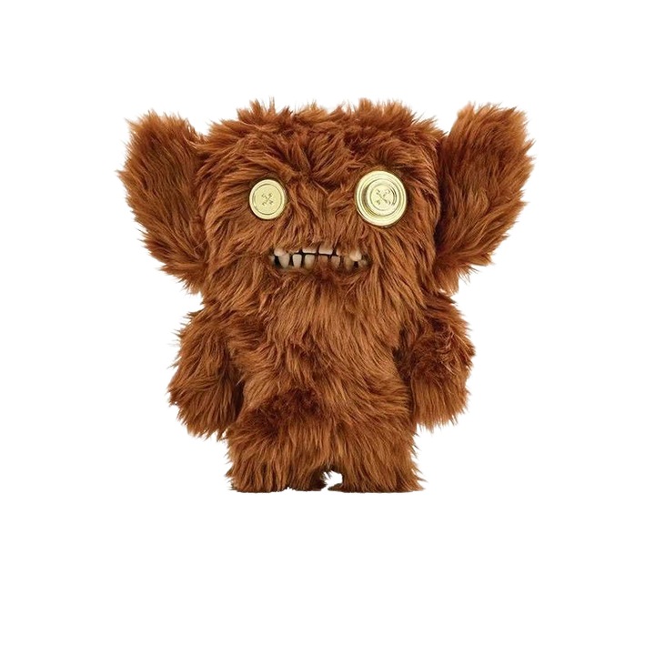 Jucarie de plus Fuggler, Hehe Monster, 22cm, maro, 22 cm