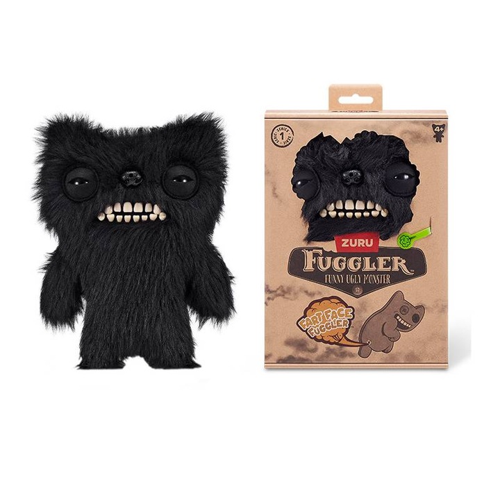 Jucarie de plus Fuggler, Fart Face, 22cm, negru