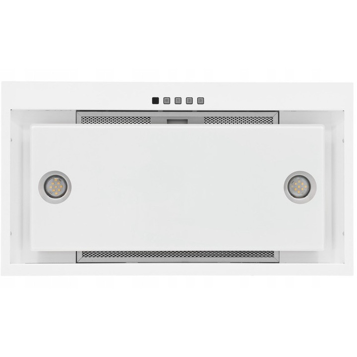 Аспиратор AKPO WK-10 Neva Glass 60, бял/стъкло, 555м3/ч, 3 скорости, размери 26.5x53x29.9см