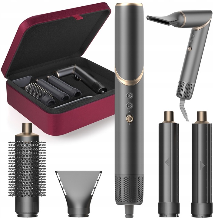 Coshare HS30E 1000W 4 az 1-ben grafit hajsütővas ősz hajra, 12 üzemmód, 320g