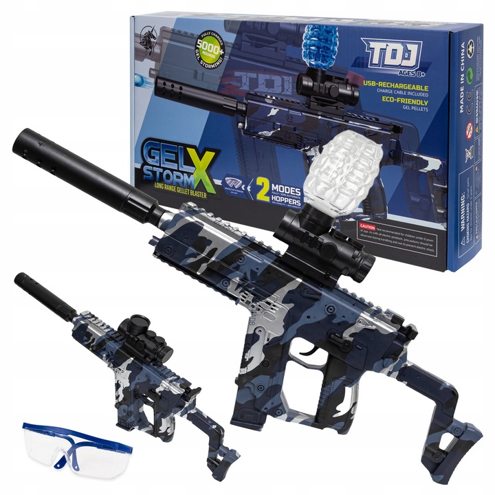 Pistol pusca de lunetist automat cu bile de gel 2 moduri + 1000 de bile