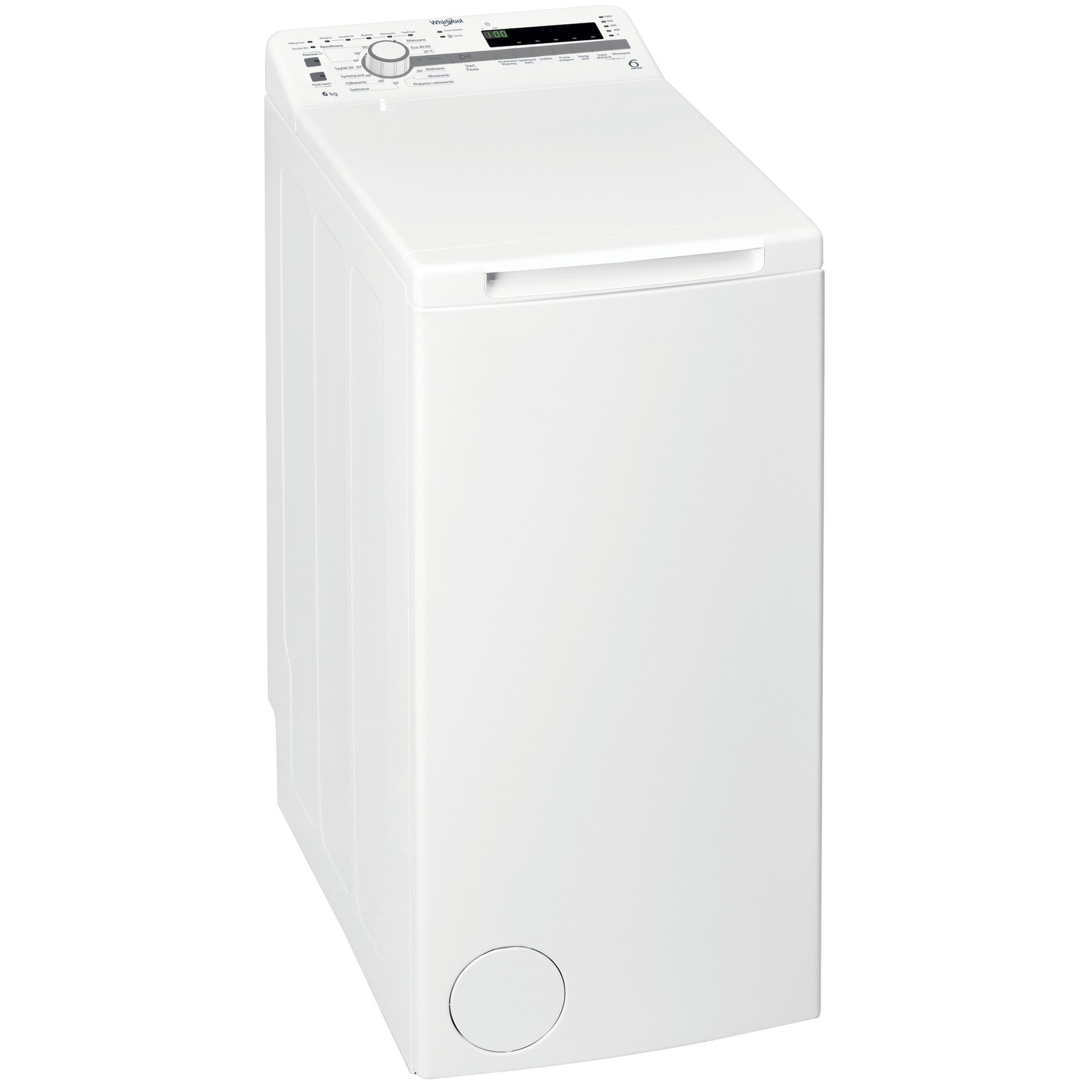 Masina de spalat rufe Whirlpool, 6 kg, 1000 rpm, alb, 60x40x90 cm