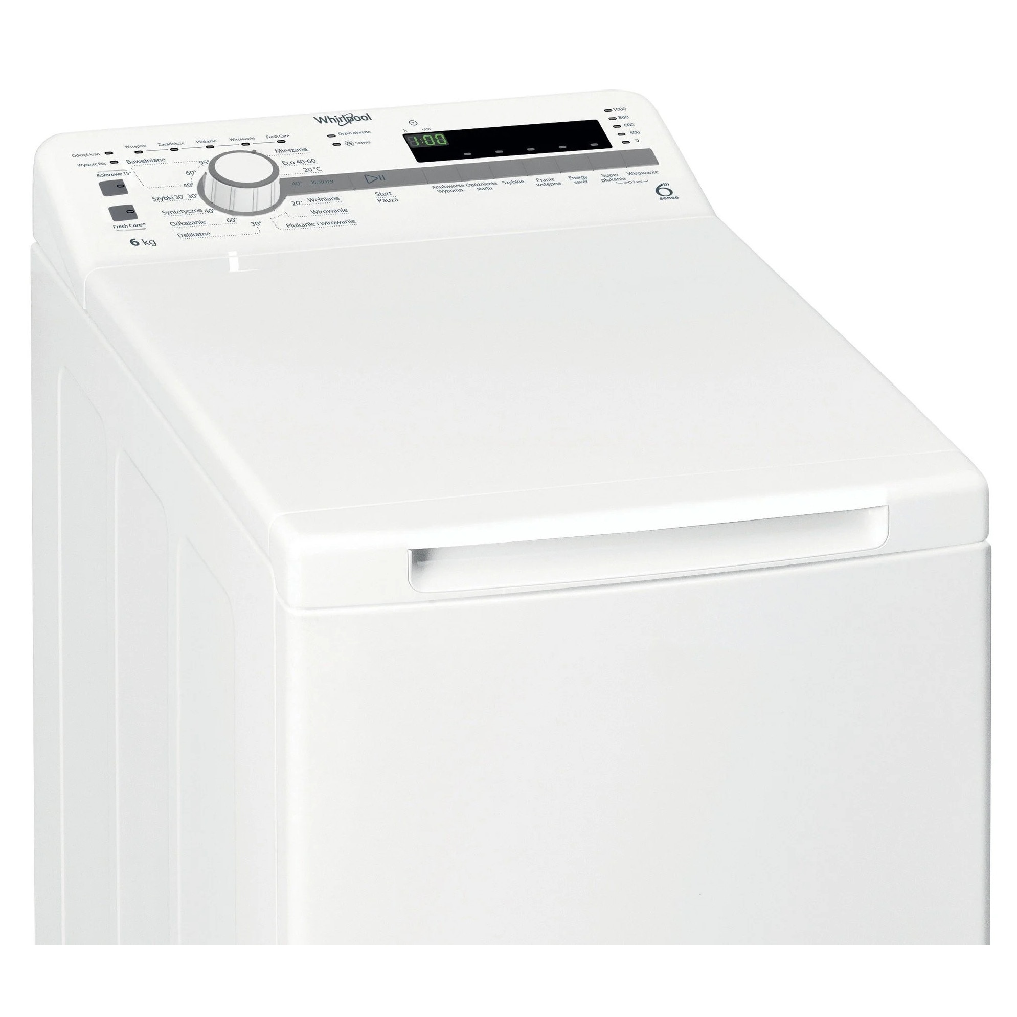 Masina de spalat rufe Whirlpool, 6 kg, 1000 rpm, alb, 60x40x90 cm
