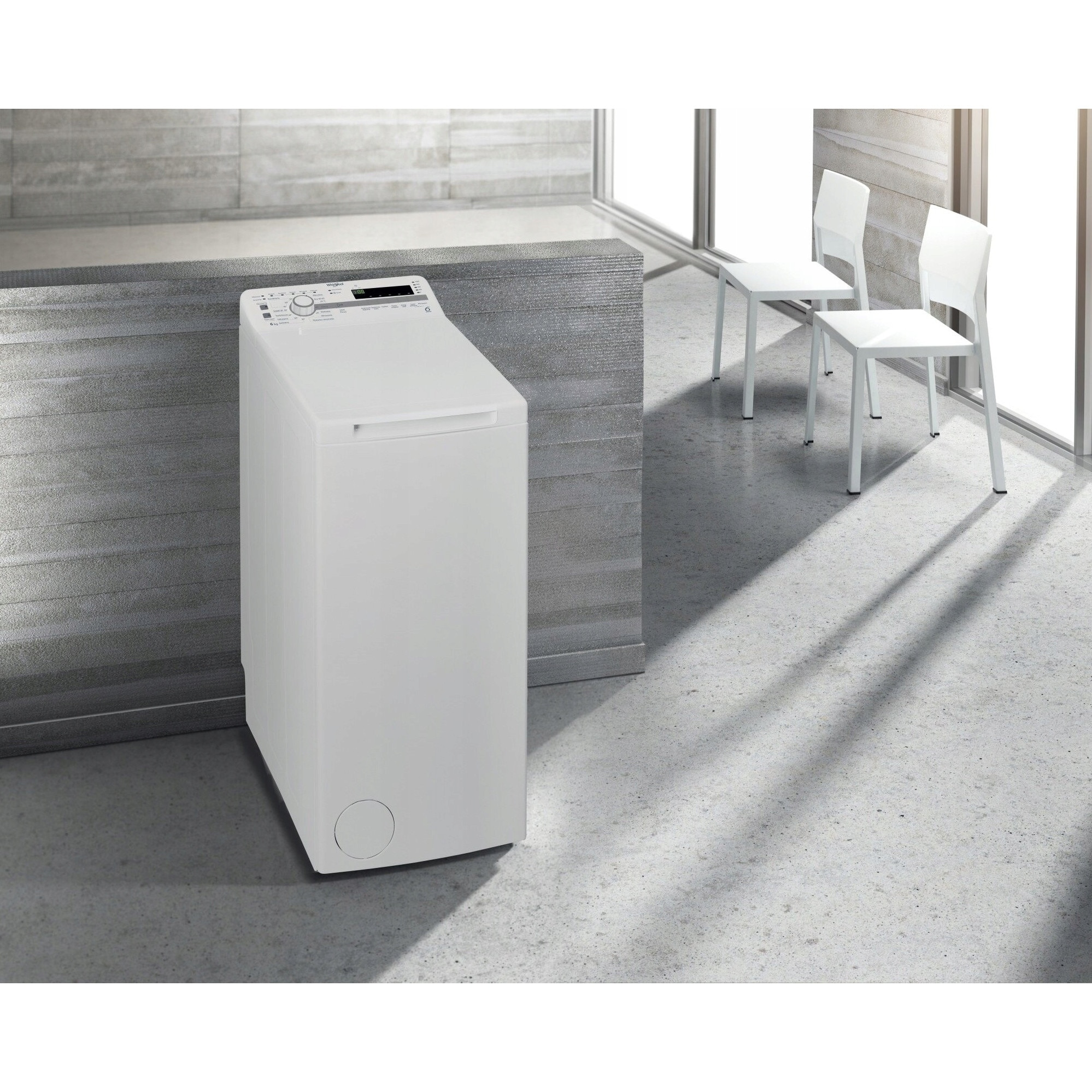 Masina de spalat rufe Whirlpool, 6 kg, 1000 rpm, alb, 60x40x90 cm