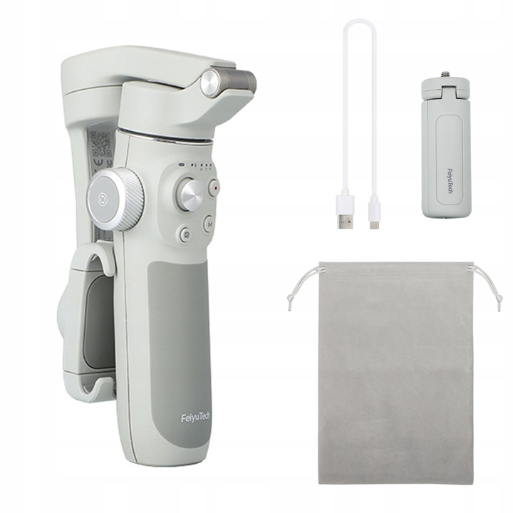 FeiyuTech Vimble 4 telefontartó, 3 tengelyes, fém joystick, szürke, 335g