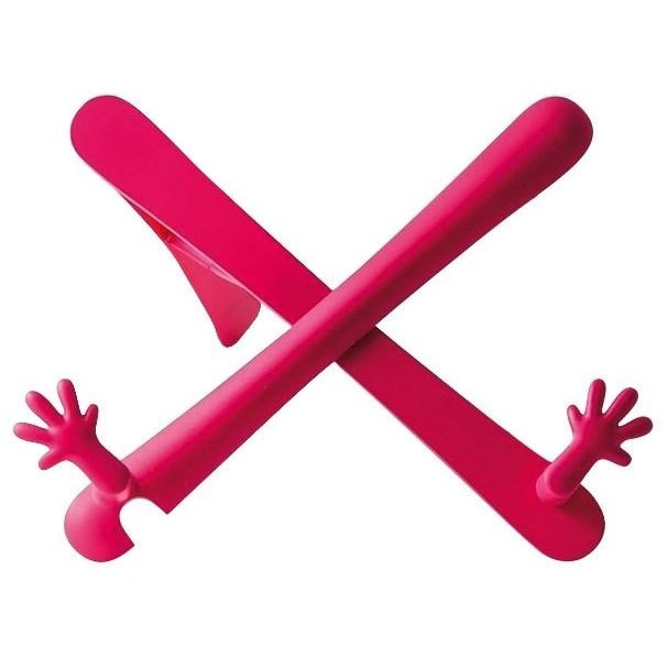 Suport pentru carti - The Hands Stand roz