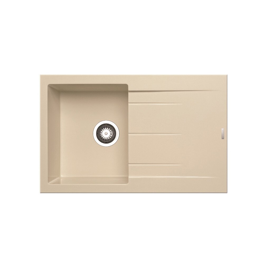 Chiuveta bucatarie Pyramis ALAZIA, 790x500mm, adancime 200mm, reversibila, montare pe blat, Pyragranite Mocha