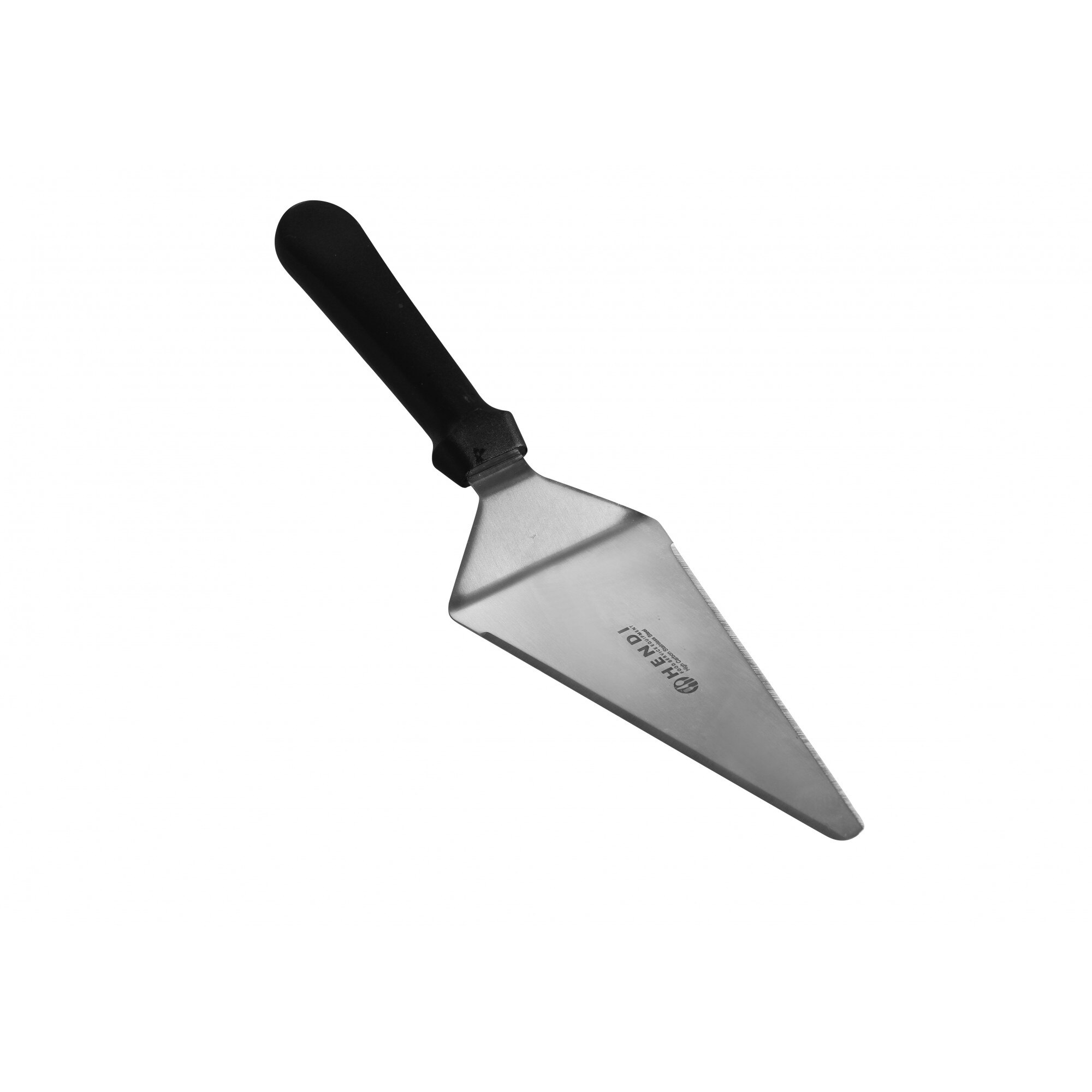 Paleta servire Hendi, cu parti taioase, otel inoxidabil/polipropilena, 29.5x7,5 cm