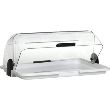 Platou servire cu capac rolltop, plastic SAN, Hendi, 465x310x(H)190 mm Platou servire cu capac rolltop, plastic SAN, Hendi, 465x310x(H)190 mm