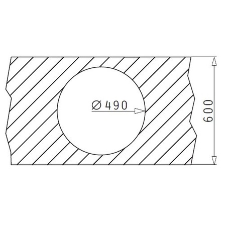 Chiuveta bucatarie Pyramis ALAZIA, 510mm, adancime 200mm, montare pe blat, Pyragranite Beige