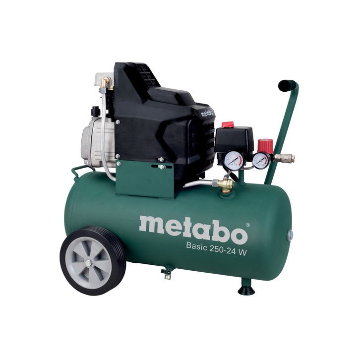 Metabo kompresszor Basic 250-24 W olajos 220 Volt / 24 liter tartály , 601533000 , 6.01533.00