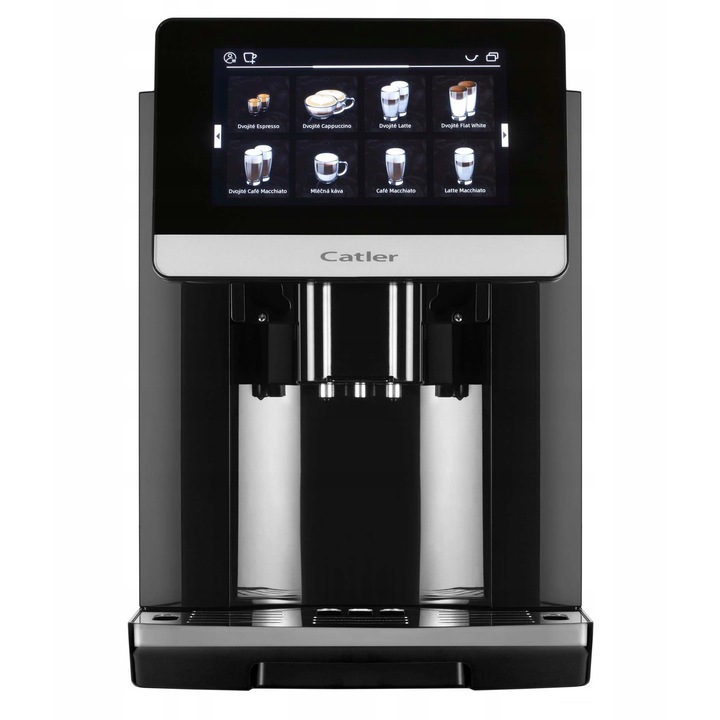 Автоматична кафемашина Catler EA 850, 19 бара, 20 вида напитки, черна, 1,8 л