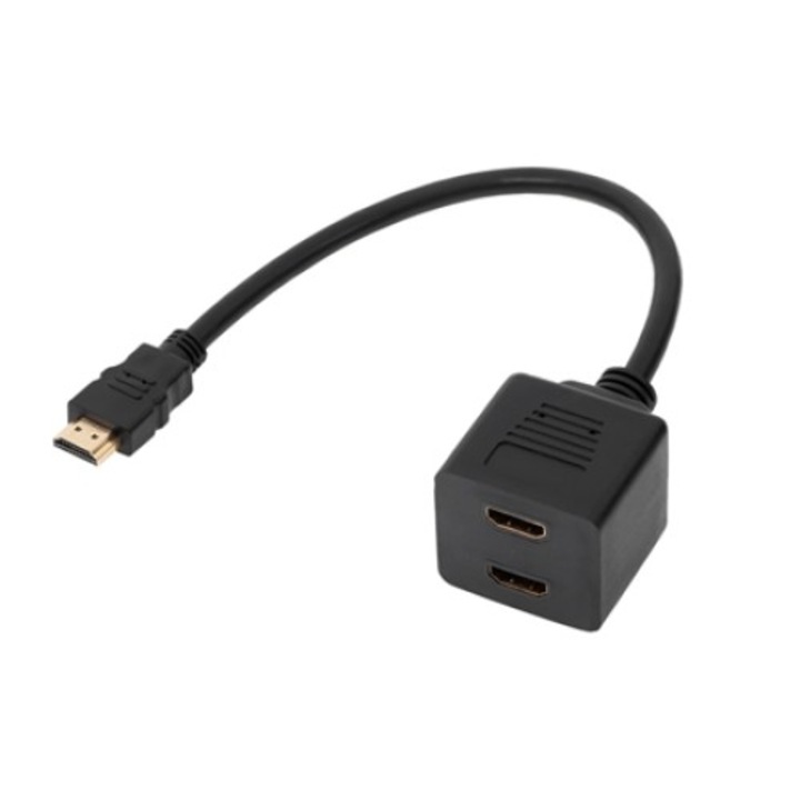 Adaptor HDMI 2xHDMI, lungime 30cm