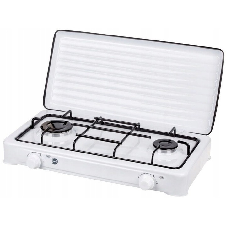 Aragaz gaz Smile KN-02/1K alb 59x9x35.5cm 3.9kW