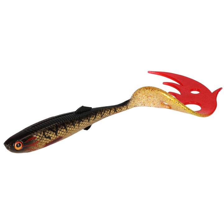 Mikado Sicario Pike Tail 24cm 67g műcsali, szín: Spotted Bullhead