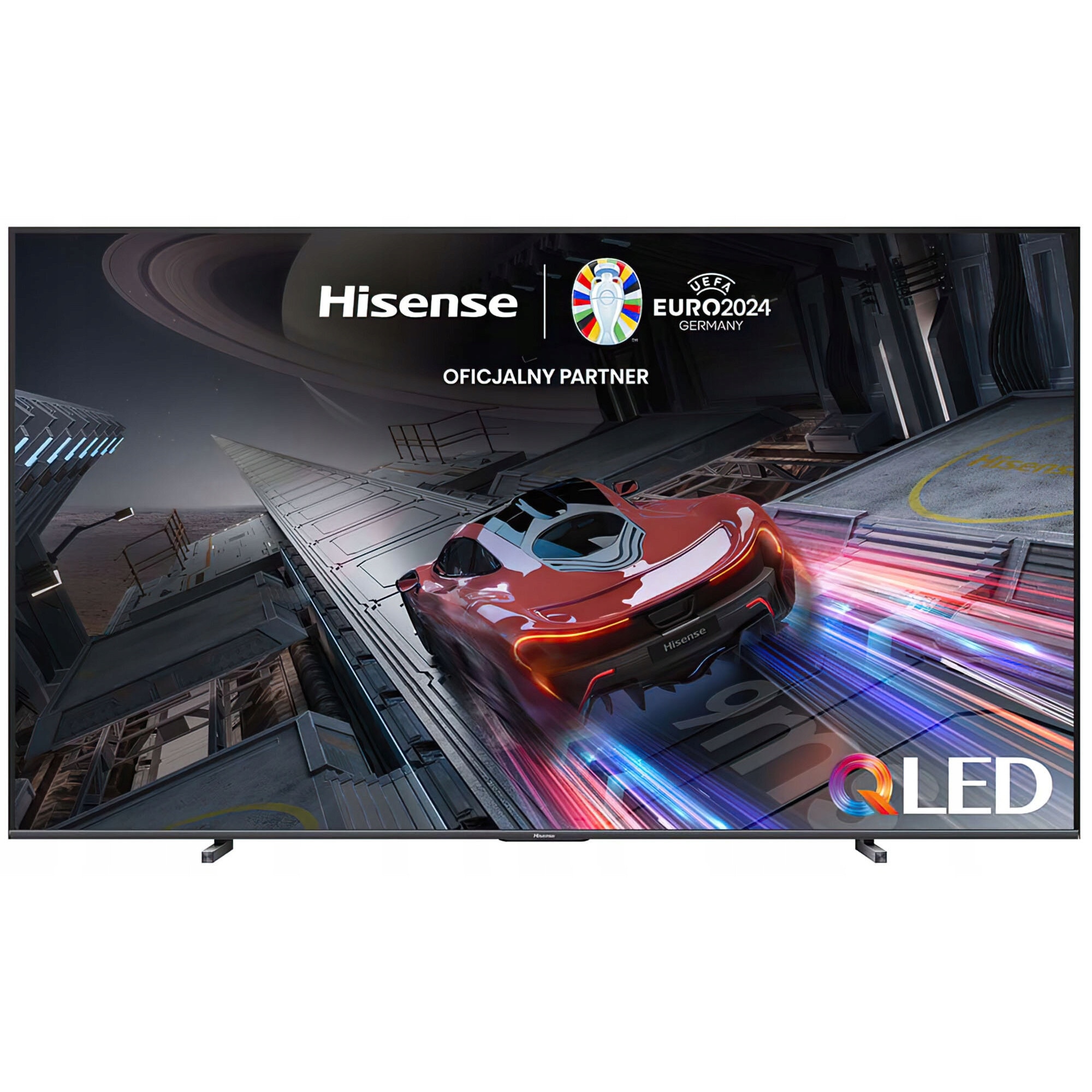 Televizor QLED Hisense 100'' 4K HDR10 144Hz, gri închis, Smart TV