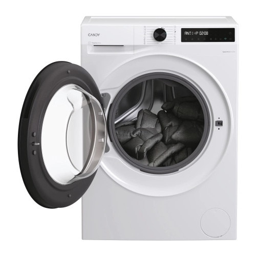 Masina de spalat rufe Candy ProWash 500 BR 410BL8-S 10kg 1400 rpm alb-negru, control de la distanta