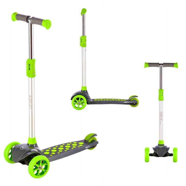 Nils HLB02 gyerek roller, 3 kerék, intuitív vezérlőrendszer, LED, 56x25,5x80cm
