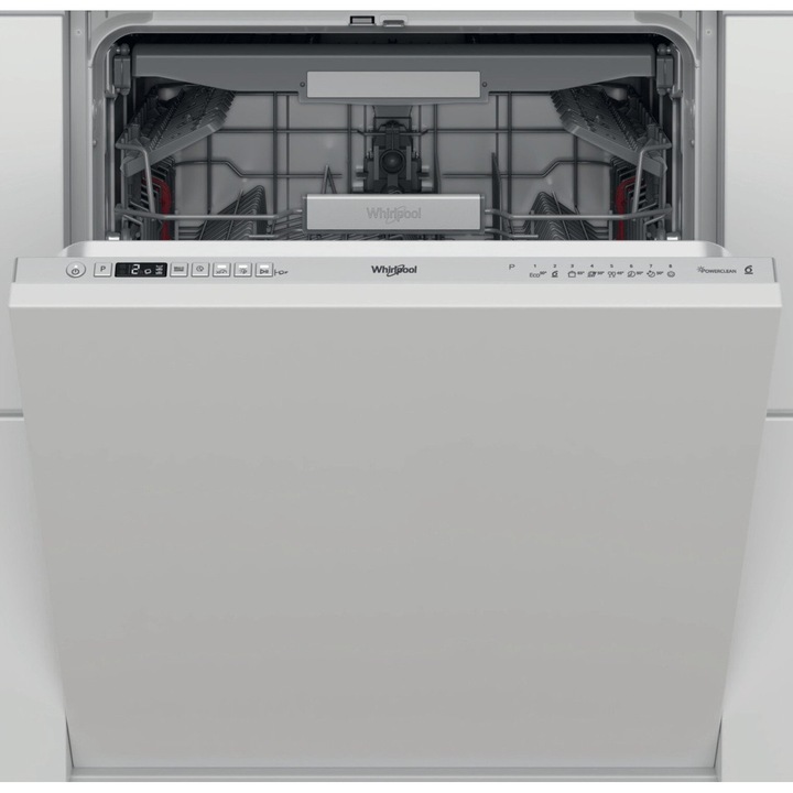 Masina de spalat vase incorporabila Whirlpool W0I D741A S, 59.8x82x55.5cm, argintie