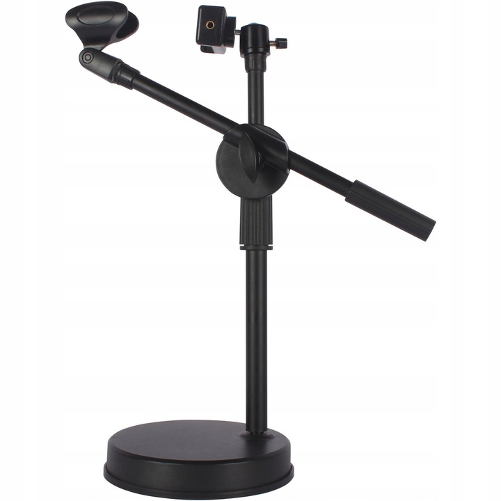 Stativ pentru microfon si telefon Mozos SM805, inaltime reglabila, constructie solida, 380x600mm