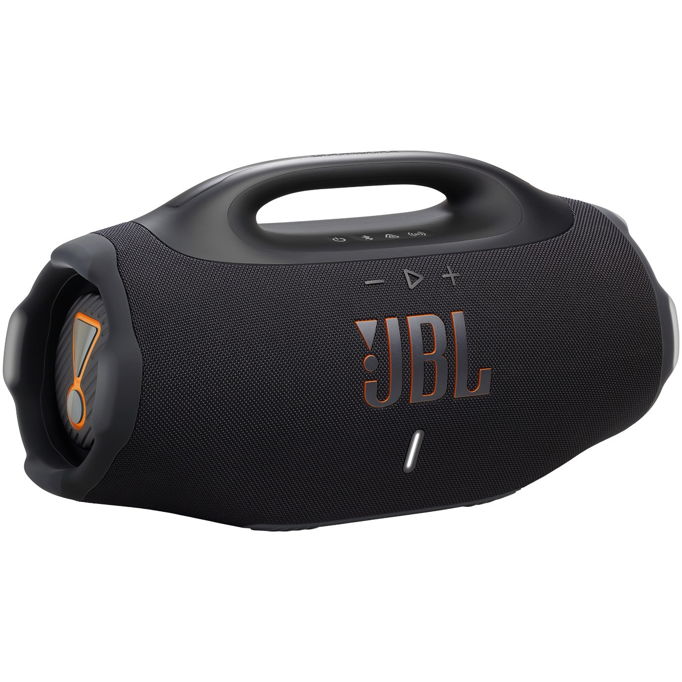 Boxa portabila JBL Boombox 4, 210W, Pro Sound, IP68, Auracast, Baterie detasabila, Autonomie 34 ore, Negru