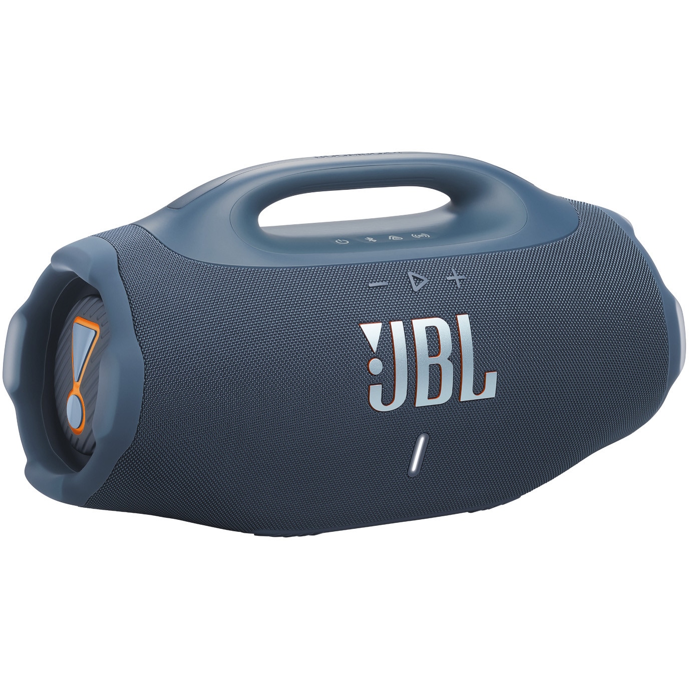 Boxa portabila JBL Boombox 4, 210W, Pro Sound, IP68, Auracast, Baterie detasabila, Autonomie 34 ore, Albastru