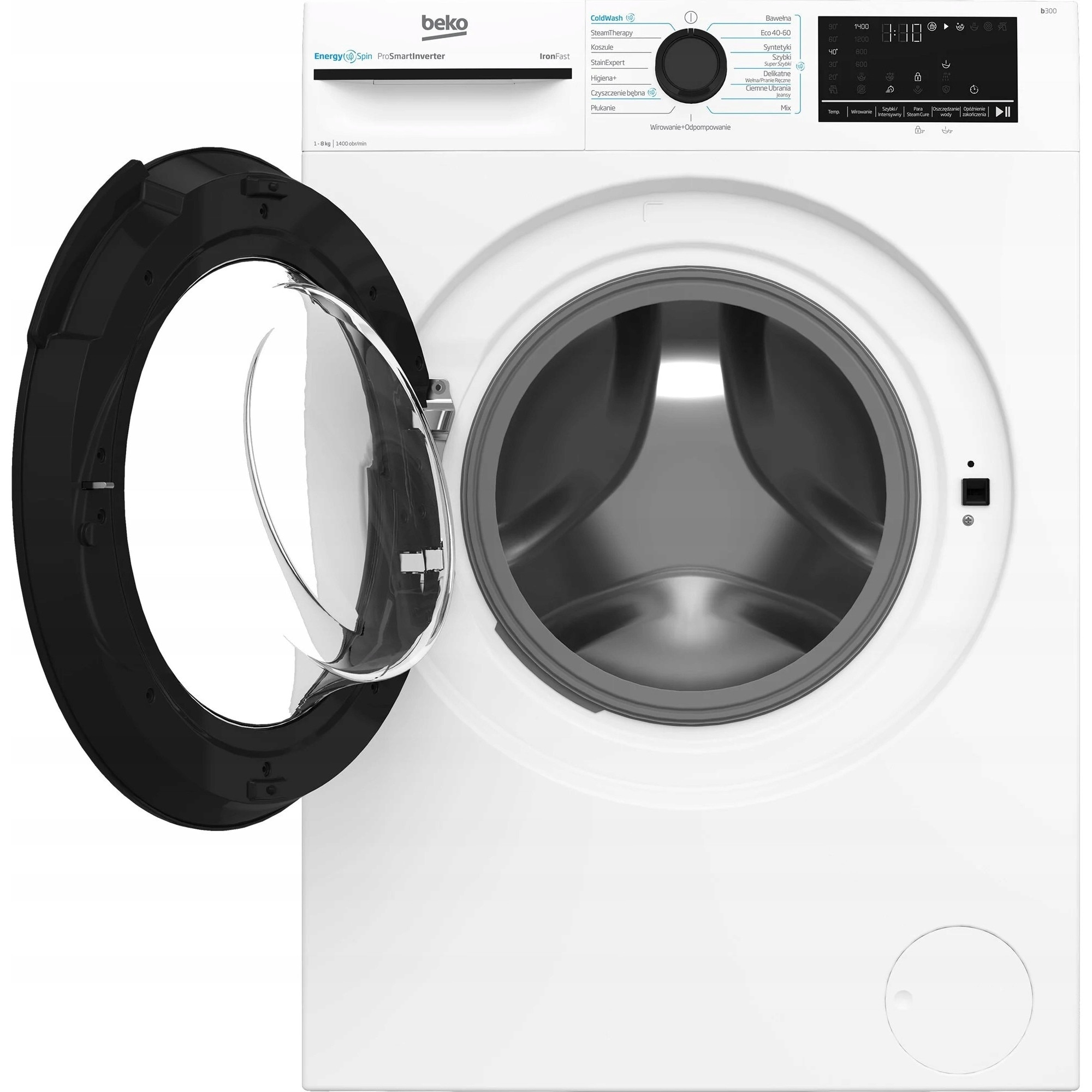 Masina de spalat rufe BEKO XBM3WFU48415W 8kg 1400 rpm alb 60x51.8x84.5cm