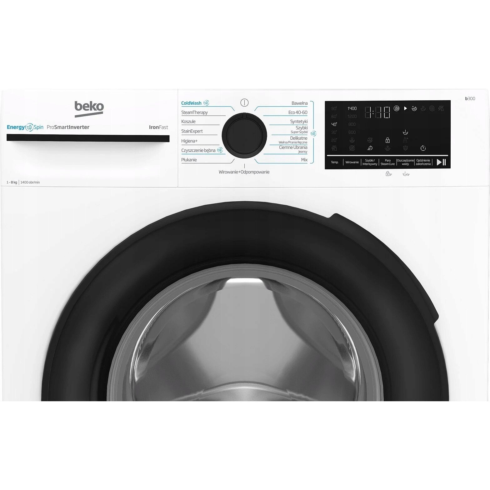 Masina de spalat rufe BEKO XBM3WFU48415W 8kg 1400 rpm alb 60x51.8x84.5cm