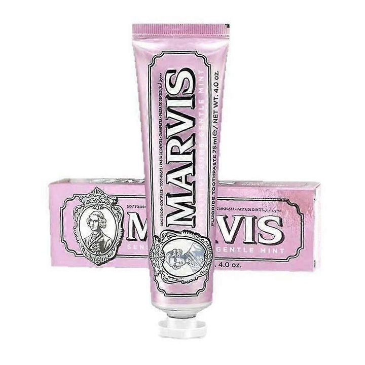 Fehérítő fogkrém menta ízzel, 75 ml, 1 tubusos készlet