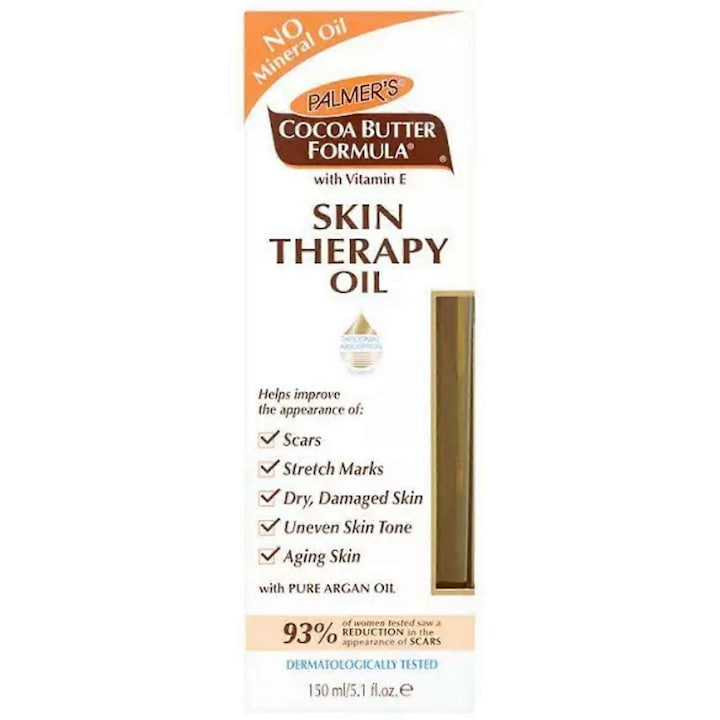 Lotiune de corp Cocoa Butter Formula, ulei de terapie pentru piele, 60ml, parfum de trandafir