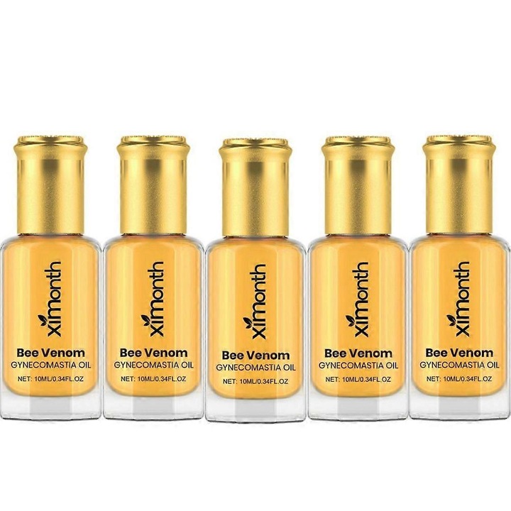 Tratamente ingrijire corp, Ulei de masaj pentru ginecomastie, set 5 bucati, formula unica, ingrijire profesionala
