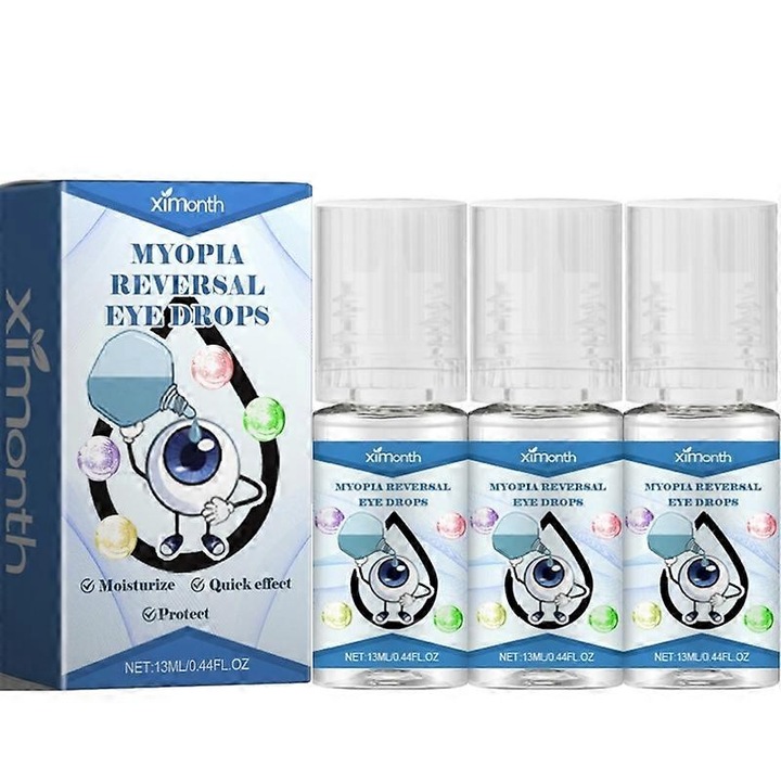 Picaturi pentru ochi, Ximonth, indepartarea cataractei, imbunatatesc confortul ocular, reduc oboseala ochilor, 3 bucati