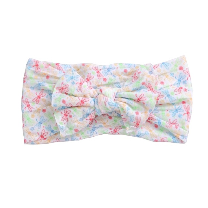 Bentita happy life pentru fetite cu model multicolor