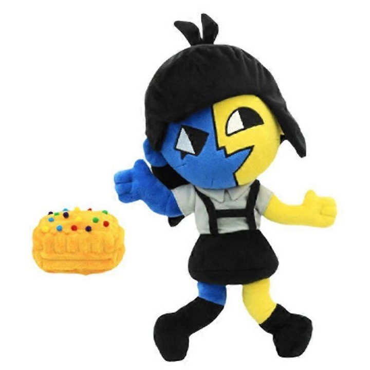 Jucarie de plus, 22cm, umplutura din bumbac PP, design unic, multicolor, set