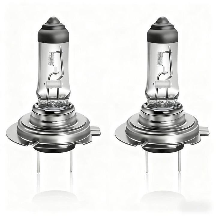 Becuri auto Erato H18 12V 65W set 2 buc, lumina galbena calda 3000K, pentru faruri si lumini de ceata