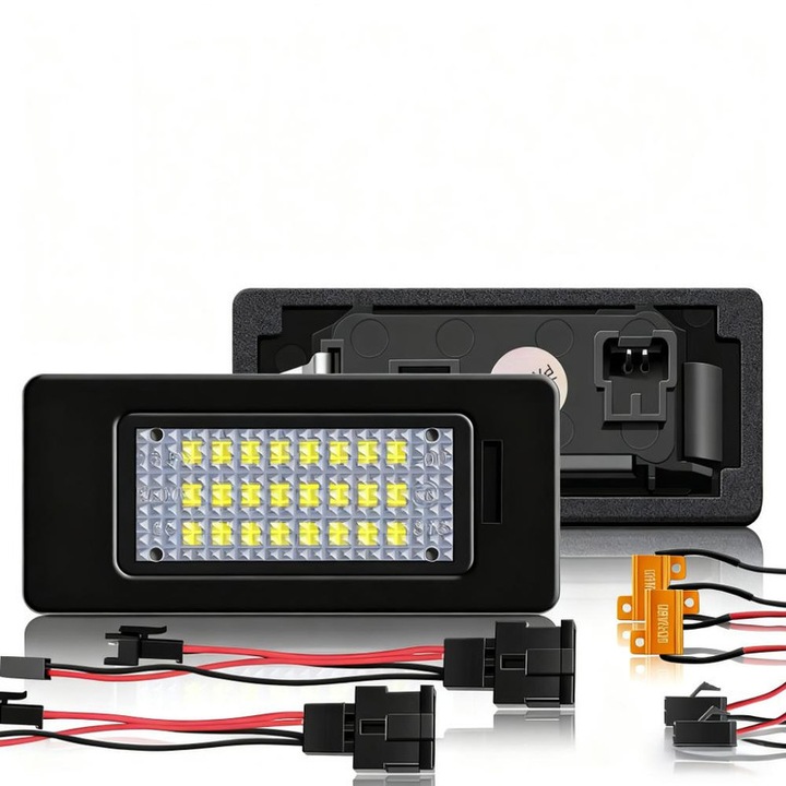 Becuri auto Erato, set de 2, 18 SMD, alb xenon, compatibile cu Golf Mk6, Jetta, Passat, Sharan, Touran, Touareg