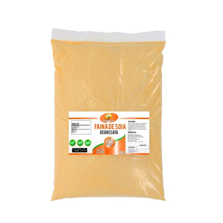 Zsírtalanított szójaliszt, 45% fehérje - 1 kg